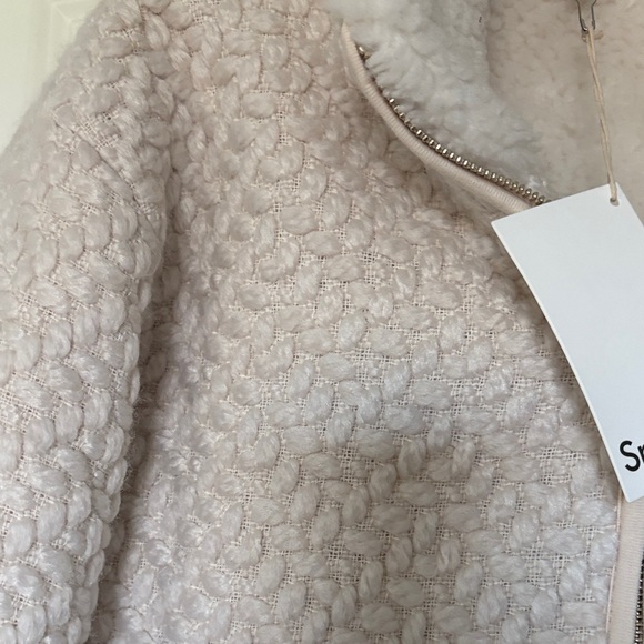 Splendid Women's Off-White Teddy Jacket - Picture 5 of 16